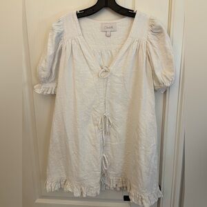 Cleobella Cream Puff Sleeve Dress